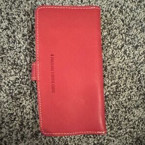 Portland Leather Classic pink Wallet